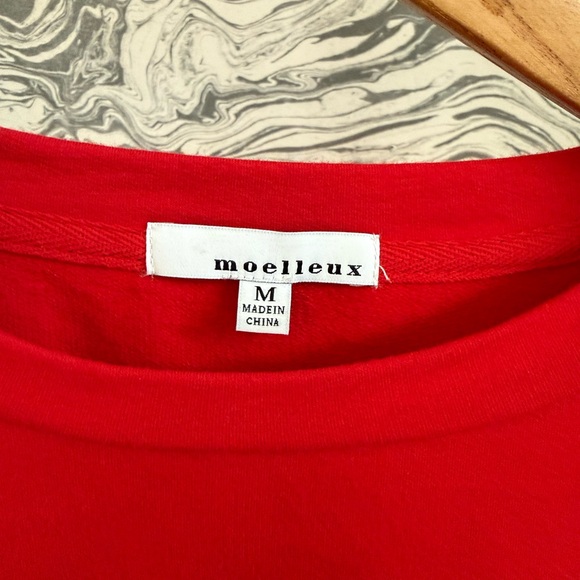 Red Ruffled Long Sleeve Top - Picture 2 of 2